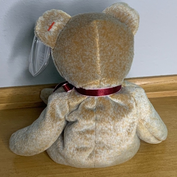 Mint Rare 1999 Signature Bear Ty Beanie Baby Multiple Errors Pellets - Picture 3 of 7